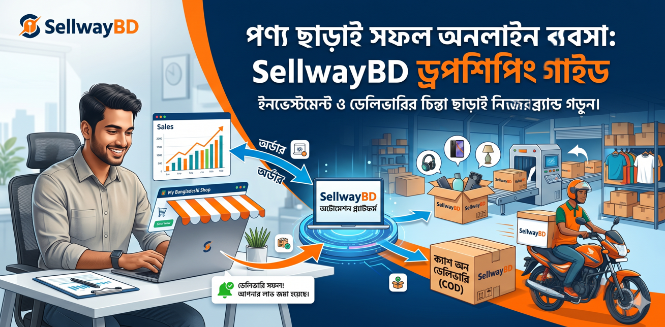 ঘরে বসে অনলাইন ব্যবসা: কেন SellwayBD আপনার জন্য সেরা সমাধান?