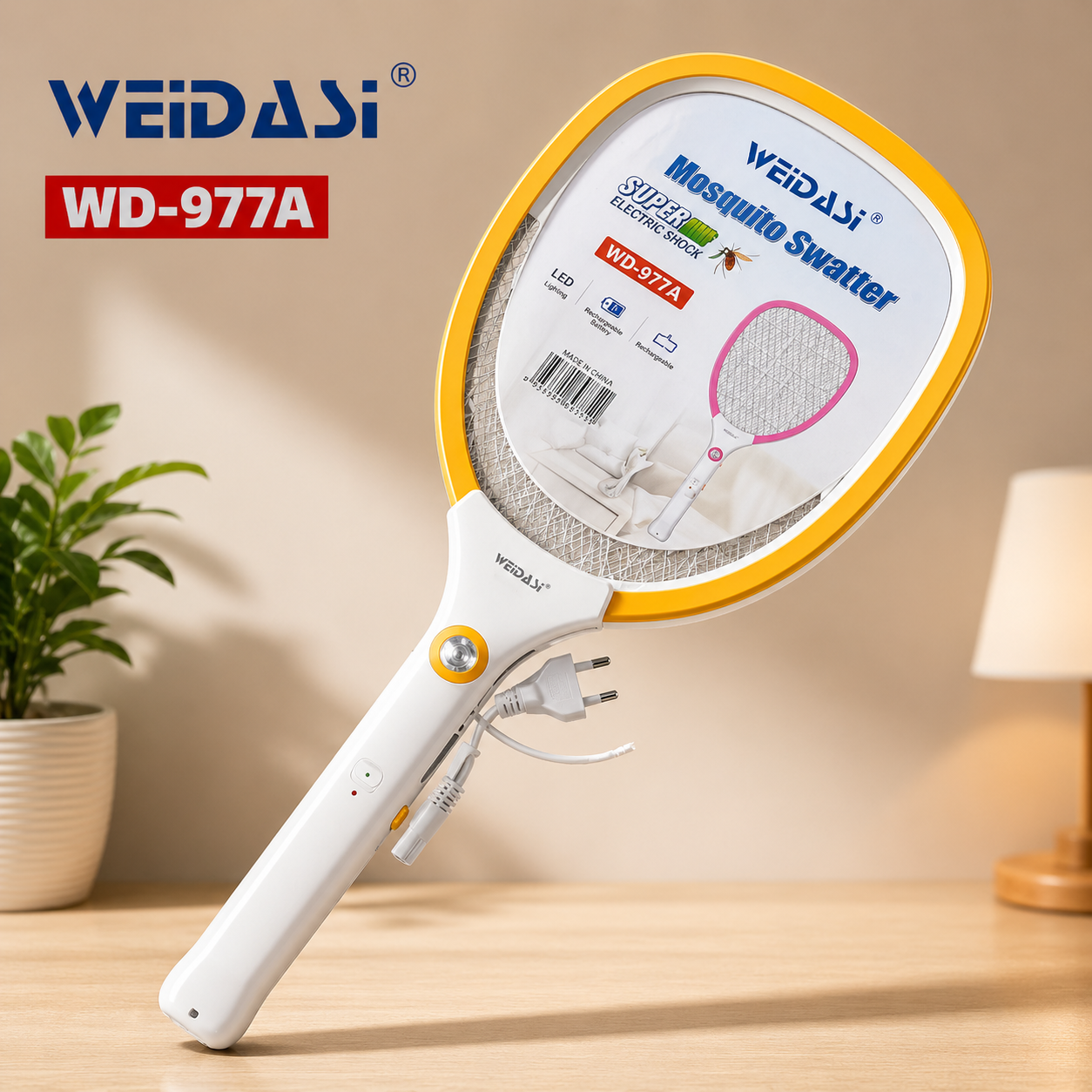 Weidasi WD977A Mosquito Killer Bat | Weidasi WD977A ইলেকট্রিক মশকিউটো কিলার ব্যাট